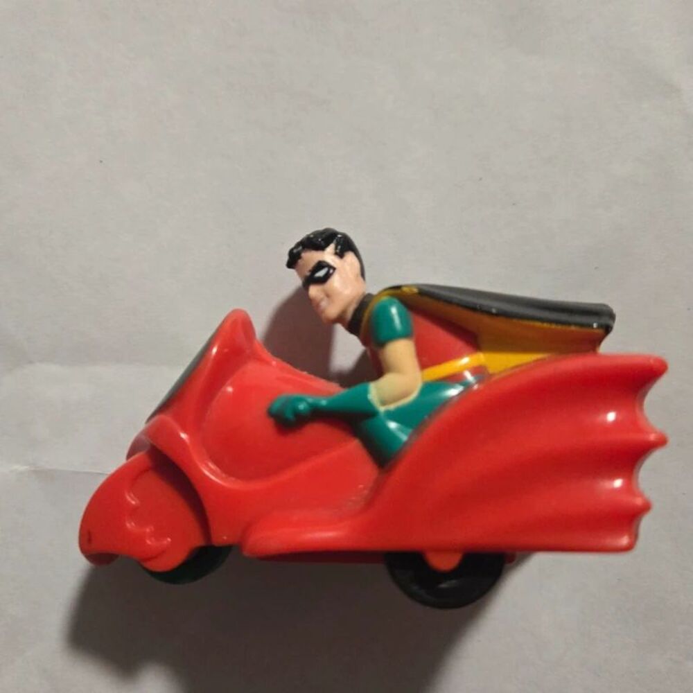 DC Robin Action Figure w/ Red Motorbike Vehicle